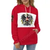 Heren Hoodies Oostenrijk Land Vlag 3D Hoodie Polyester Cool Mannen Vrouwen Harajuku Sweatshirt Unisex Casual Trui Aangepaste Naam