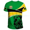 Hommes t-shirts 2023 jamaïque Lion emblème été mode 3D impression hauts t-shirt hommes femmes à manches courtes chemise Streetwear Style