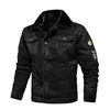 Men's Jackets Men's autumn and winter oversized plus velvet thick leather jacket youth fashion PU leather jacket coat size M-4XL 230802
