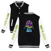 Men's Hoodies Kids vs. Aliens 2D Baseball Kurtka bluzy bez bluzy kobiety/mężczyźni