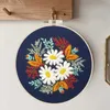 中国スタイル製品DIYフラワー刺繍材料キット絵画初心者刺繍クロスステッチアートクラフトのための興味深い手工芸