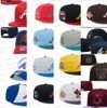 29 färger herrar baseball snapback hattar klassiska alla lag golf visir svart marin blå hip hop modig "sportbrev en justerbar möss chapeau world" serie au2-04