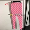 Projektantka Kobieta legginsy chude kobiety spodnie drukowane sporty joga gimnastyczne spodnie