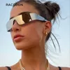 Armações de óculos de sol Kardashan Flat Top Shield Fashion Punk Women Y2K Sun Glasses Men Mirror Eyewear 2000S 90S Estética Óculos 230802