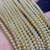 Подвески Hengsheng Luxury 4mm Seawater Akoya Round Pearl Women Ожерелье высокое блеск менее недостаток благородных банкетов свадебные украшения для Lady 2023