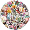 50Pcs Cartoon Life Stickers Waterproof Vinyl Stickers Non-random for Car Bike Luggage Laptop Skateboard Scrapbook Water Bottle Decal