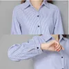 Women's Blouses VogorSean Cotton Women Blouse Shirt 2023 Spring Summer Cottons Plus Size Womans Shirts Casual Tops White/Blue/Pink