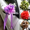 Fleurs décoratives 10pcs / lot Beauté Ruban Pull Bows Décoration De Voiture De Mariage Fleur Artificielle Pour La Fête À La Maison Festive Rubans Supplie