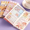 Adhesive Stickers Small mochi highvalue hand account sticker material full set of children's cute girl heart portable cane ins wind notebook 230803