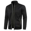 Maglioni da uomo Inverno Fleece Ticker Maglione Cappotto Alf Zipper Dolcevita Pullover caldo Qualità maschile Slim lana lavorata a maglia 4XL