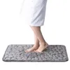 Mattor Memory Foam Foot Pad Cobblestone präglad badmatta som inte slipar matta Absorberande badkar badrumsmatta duschfot pad matta R230802