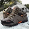 Stiefel Herren Winter Schneestiefel wasserdichte und rutschfeste Sportschuhe warme Herrenstiefel Outdoor Herren Wanderstiefel verschleißfeste Arbeitsschuhe Z230803