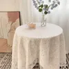 Table Cloth White Lace Tablecloth Tea Gauze Dustproof Cover Pad