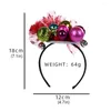 Bandanas Bell Headband Party Po Prop Cosplay Outfits Make Hair Decoration Novel Headdress Cloth Engraçado Prom Crown