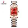 Wristwatches CHENXI Luxury Bracelet Women Diamond Watch For Ladies Fashion Quartz Waterproof Watches Womens Rose Gold Clock