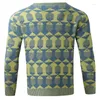 Men's Sweaters Fashion Men Long Sleeve Crew Neck Jumpers Knitted Tops Fall Winter Casual Sweater Vintage Graphic Knit