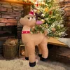 Nadmuchiwane bramkarze huśtawki playhouse 7 stóp Reindeer świąteczne dekoracja na świeżym powietrzu LED LED LED Elk Toy Xmas Decor do domu Ornament w ogrodzie 230803