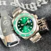 Montres pour hommes classiques date perpétuelle Montres-bracelets mécaniques automatiques Montre Sports Noir Vert Montre-bracelet Top Qualité Gmt Mouvement Montre-bracelet Montre de luxe