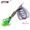 Iscas Iscas FTK 1pc Spinner Bait 75g 12g 175g Hard Colher Bass Metal Pesca Isca Com Penas Agudos Ganchos Para Pique 230802