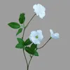 Fiori decorativi 3 Pz / lotto Ramo di fiori artificiali di seta Peonia di loto con foglie Piante Decorazioni per la casa Ornamenti Composizione floreale di nozze Po