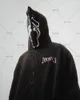 Mens Hoodies Sweatshirts American Style High Street Hiphop Fashion Jacket Retro Grim Reaper Skull Print dragkedja Tröja Y2K Harajuku överdimensionerade 230803
