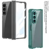 Airbag Transparant Voor Samsung Galaxy Z Fold 5 Case Clear Scharnier Beschermfolie Screen Cover