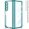 Airbag Transparant Voor Samsung Galaxy Z Fold 5 Case Clear Scharnier Beschermfolie Screen Cover