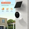 1 Ustaw Solar Wireless Outdoor Security Camera z 1080p HD, wykrywaniem człowieka i ruchu, rozmowy 2-drożdży, noktowizor, 2,4G Wi-Fi, przechowywanie w chmurze i długotrwałe baterię 4600 mAh