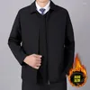 Kurtki męskie w średnim wieku i starsze kurtki Mężczyzn Produkty w wiosennym jesieni Business Casual Coat Lapel Loose Tata's