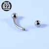 Labret Dudak Piercing Takı 30 PCS G23 Katı Yüzük Kulak Tragus Kıkırdak At Nalı Barbell Kaş 230802