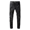 Mens Designer Jeans Ripped Biker Slim Fit Motorcycle Denim For Men s Top Quality Fashion jean Mans Pants pour hommes real jeans CHG23080323