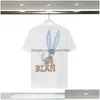 T-shirts pour hommes Chemises pour hommes T-shirt de créateur T-shirts amples Lettres T-shirt imprimé Sweat Femme Tendance Manches courtes Casablanc Casual Round Dhyza