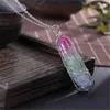 Pendentif Colliers Vintage Irrégulier Pierre Naturelle Collier En Cristal Pour Les Femmes Fil Wrap Arbre De Vie Pendentifs Chakra Guérison Bijoux Cadeau