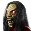 Maschere per feste Maschera da strega spaventosa Halloween Cosplay Prank Copricapo Casa stregata Dress Up Puntelli horror L230803