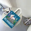 Sacs à provisions Relaxolotl A Cute Relaxing Axolotl On Rock Tote Bag Réutilisable Ambystoma Mexicanum Grocery Canvas Shoulder Shopper