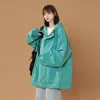 Trenchs Femme Printemps Et Automne Manteau Couple Veste Conception Polyvalente Sens Xiaozhonghu Vert Mince Travail