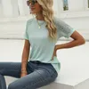 Frauen T-shirts 2023 Sommer Bluse Frauen Spitze Kurzarm Häkeln Rundhals Aushöhlen Tops Shirt Camisas Femininas Für