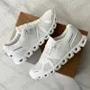 Zapatos de diseñador Zapatillas de deporte Cloudnova Cloud 5 Coudstratus Cloudsurfer blanco y marrón al aire libre NO455
