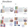 Chinese Style Products DIY Flower Embroidery Cross Stitch Embroidery Hoop Needle Thread Needle Punch Ornament Crafts Home Decoration