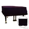 Dust Cover Gold Velvet Grand Piano Cover Soft Bordered Home Washable Triangle Decorative Dustproof Piano Cover Protector Accessories R230803