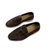 LORO PIANAA LORO PIANO LP SAPO BRITÂNICO SLIP-ON 2023 NOVO ESTILO DE ESTILO CASUAL ON MODORES TASEL LOCKLE FUNHLE Sapatos