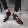 Boots Men's Fashionable Short Boots Vintage Classic Chelsea Boot Men's Ankle Boots Men's Casual Leather Shoes Z230803