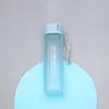 Water Bottles Fresh Wheat Fragrance Cover Male And Female Square Cup Frosted Portable Bottle With Scale Simple