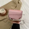 Borse a tracolla Borsa a mano con catena di perle Donna Estate 2023 Nuova tinta unita Moda Borsa monospalla piccola quadrata Tendenza Borse a tracolla versatilistylishhandbagsstore