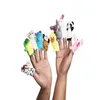 10 pieces/set of animal finger puppets Baby Stuffed toy Party props Animal puppets