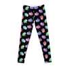 Active Pants Pastel Pumpkins Leggings Yoga Women's Fitness Golf Wear