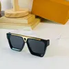Zonnebrillen voor dames en heren Designer zonnebrillen 1502 Anti-ultraviolet Retro Plate Square Full Frame Brillen met doos en kaart