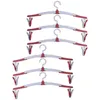 Hangers Foldable Hanger Metal Clothes Travel Closet Organizer Multi Pants Space Saving Shirt