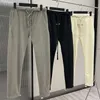 ESSENTIALS – pantalon de survêtement polaire Double ligne pour hommes et femmes, style Hip Hop, ample, avec cordon de serrage, unisexe, décontracté