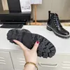 Дизайнерские сапоги женские ботинок на громком канале Зимние канал Boot Martin Leather Platform Letter Ccity Blonde Woman Shoes gffggd